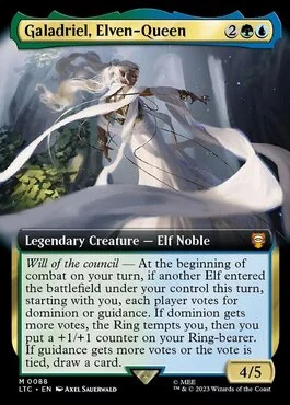 mtg lotr commander decks elven council Magic: The Gathering The Lord of The Rings: Tales of Middle-Earth Deck 3 + Collector Booster Sample Pack : Toys & Games Stand proud with owyn and lead the united armies of Rohan and Gondor to defend the realm Elven Council (Precon) Deck