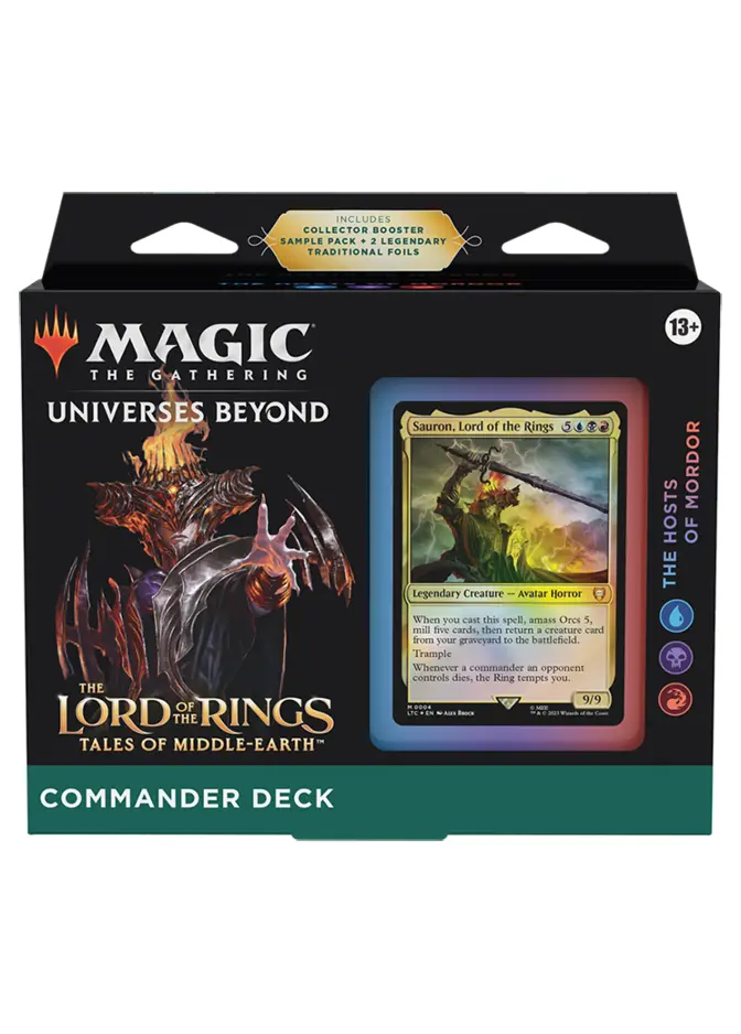 The Lord of the Rings: Tales of Middle-Earth Commander Deck: The Hosts of Mordor <sealed> [LTC]