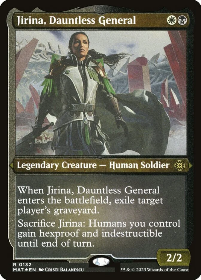 Jirina, Dauntless General <foil-etched> [MAT] (FE)