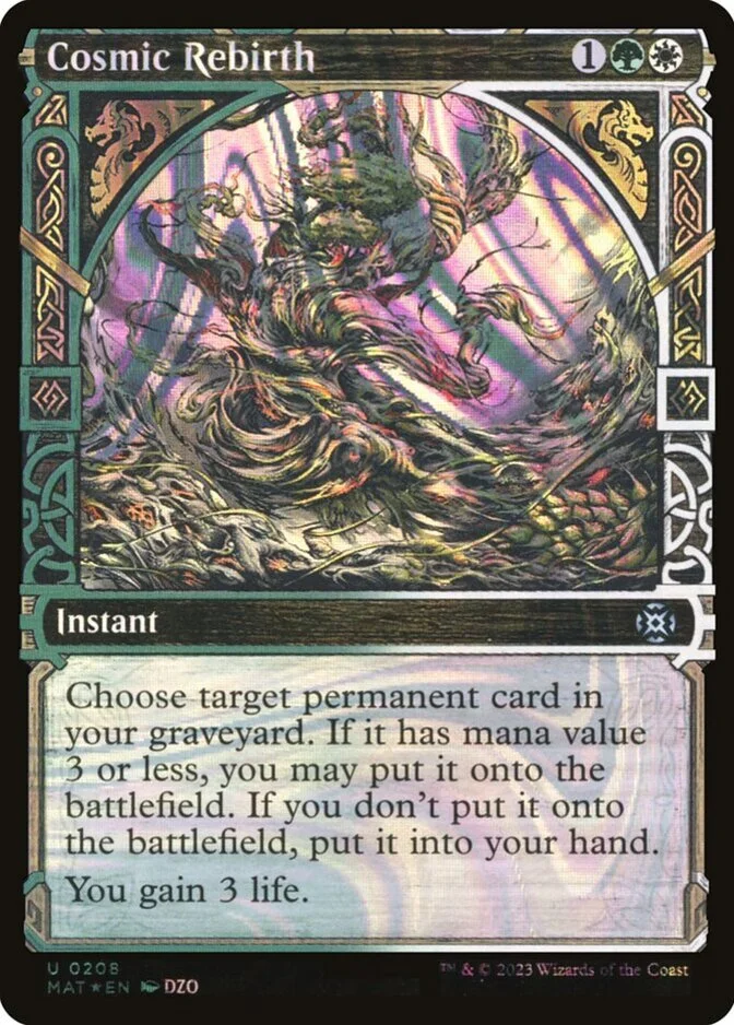 Cosmic Rebirth <halo foil> [MAT] (F)