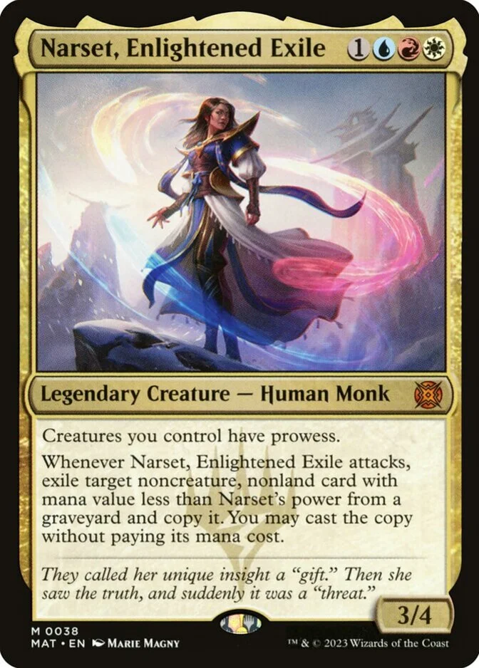 Narset, Enlightened Exile [MAT] (F)