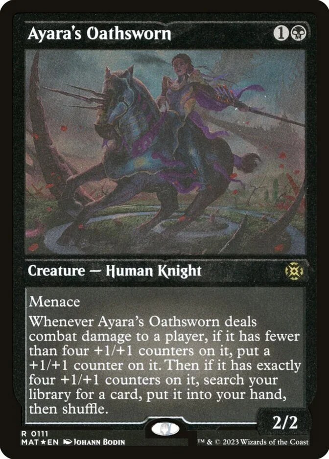 Ayara's Oathsworn <foil-etched> [MAT] (FE)
