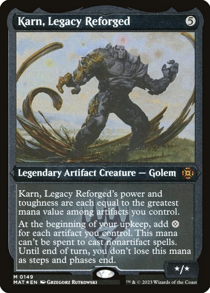 Karn, Legacy Reforged <foil-etched> [MAT] (FE)
