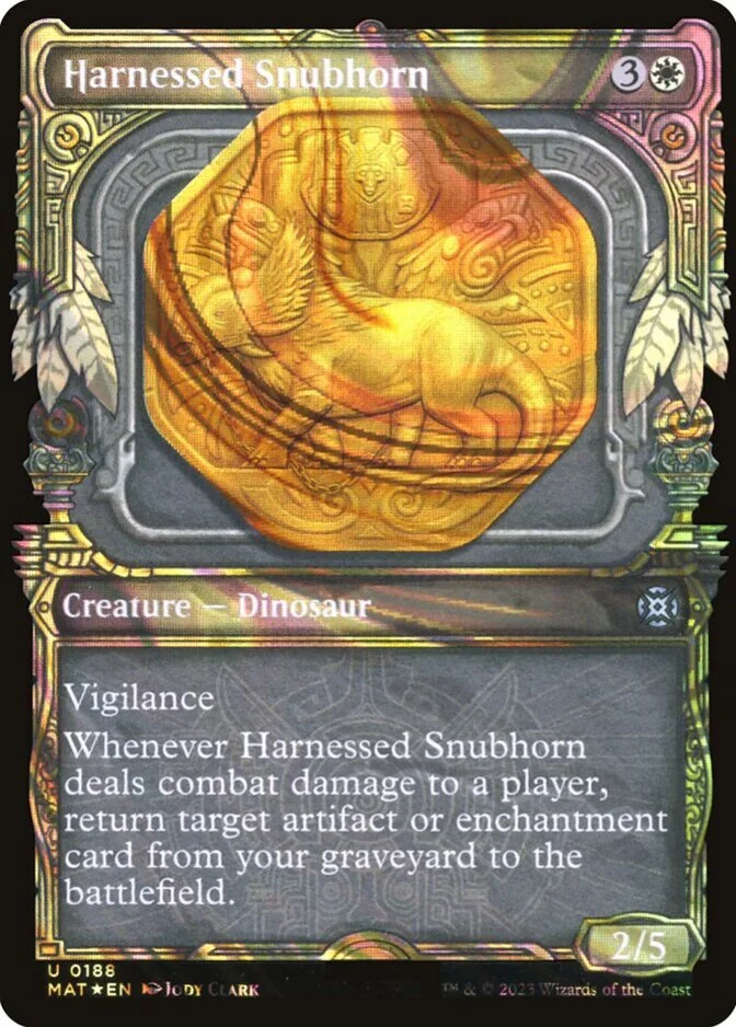 Harnessed Snubhorn <halo foil> [MAT] (F)