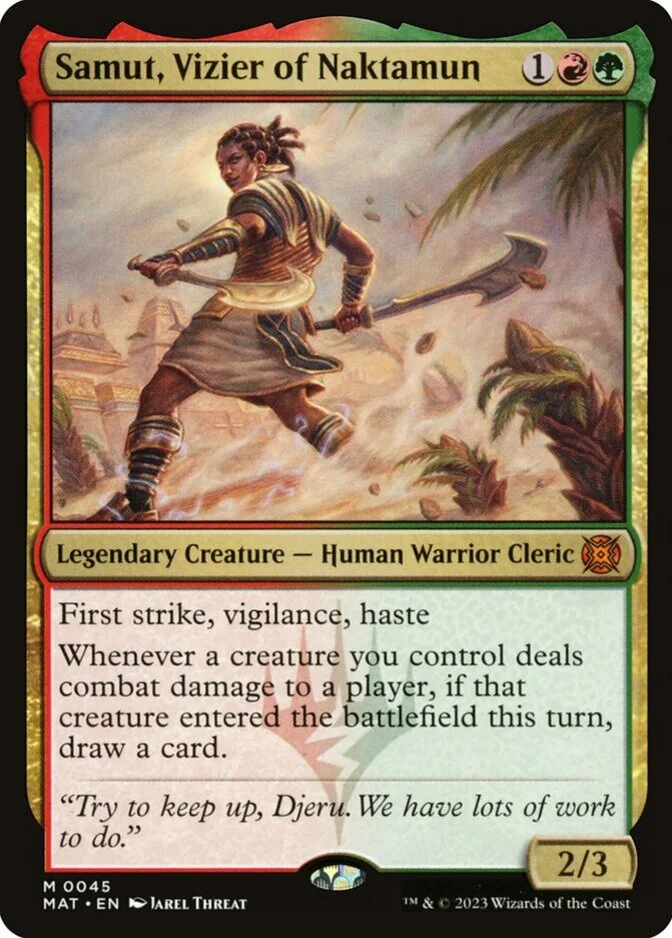 Samut, Vizier of Naktamun [MAT] (F)