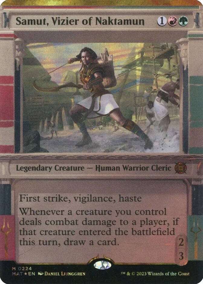 Samut, Vizier of Naktamun <halo foil> [MAT] (F)