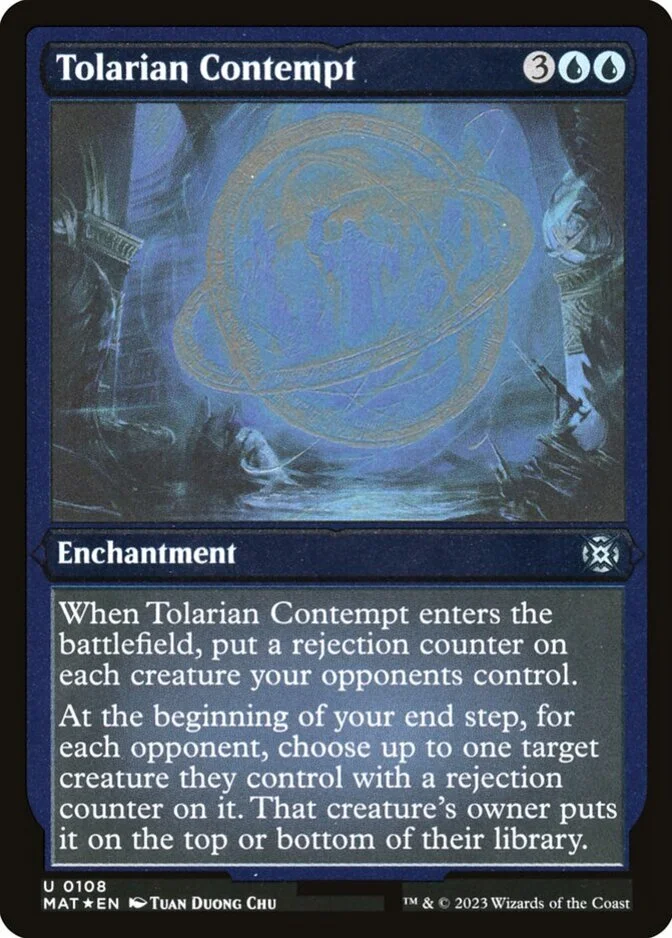 Tolarian Contempt <foil-etched> [MAT] (FE)