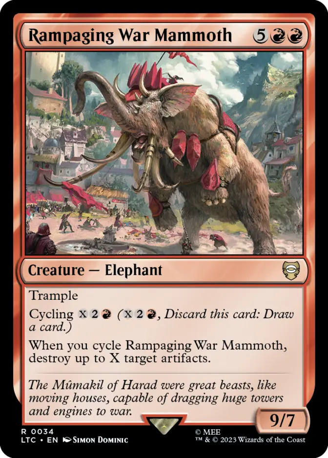Rampaging War Mammoth [LTC]