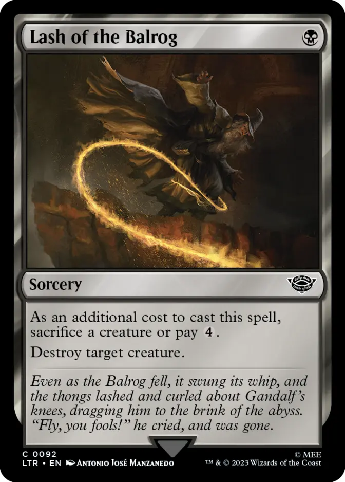 Lash of the Balrog [LTR]