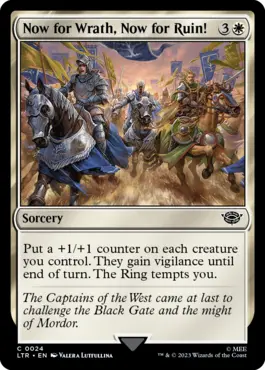 Now for Wrath, Now for Ruin!