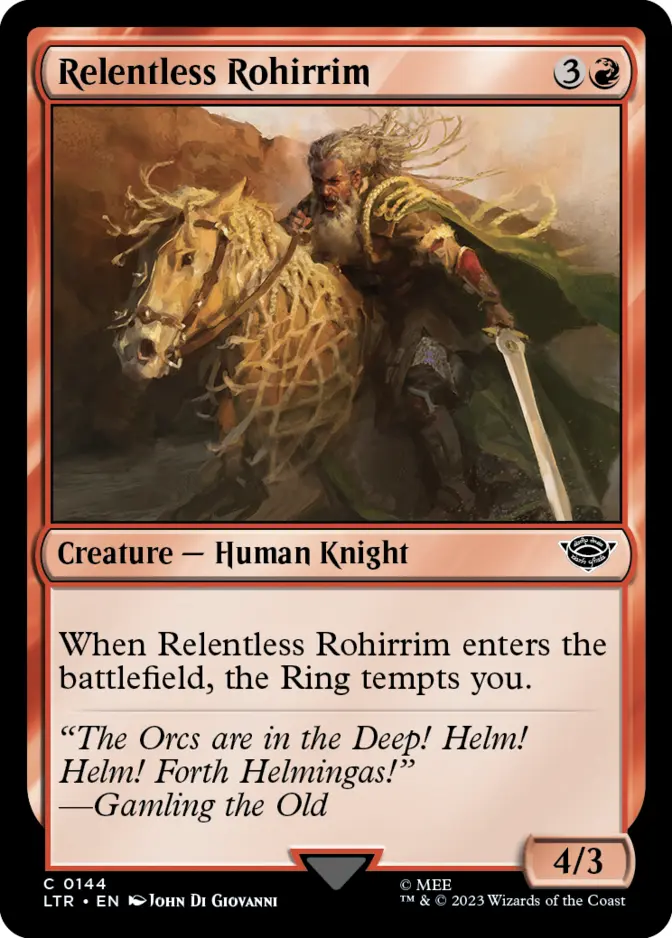 Relentless Rohirrim [LTR]