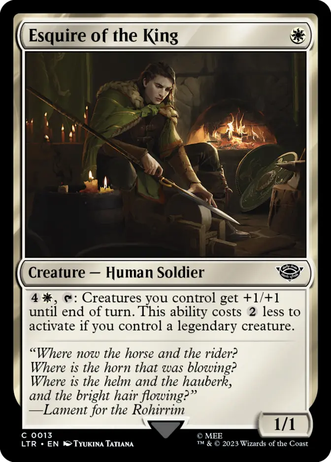 Esquire of the King [LTR]