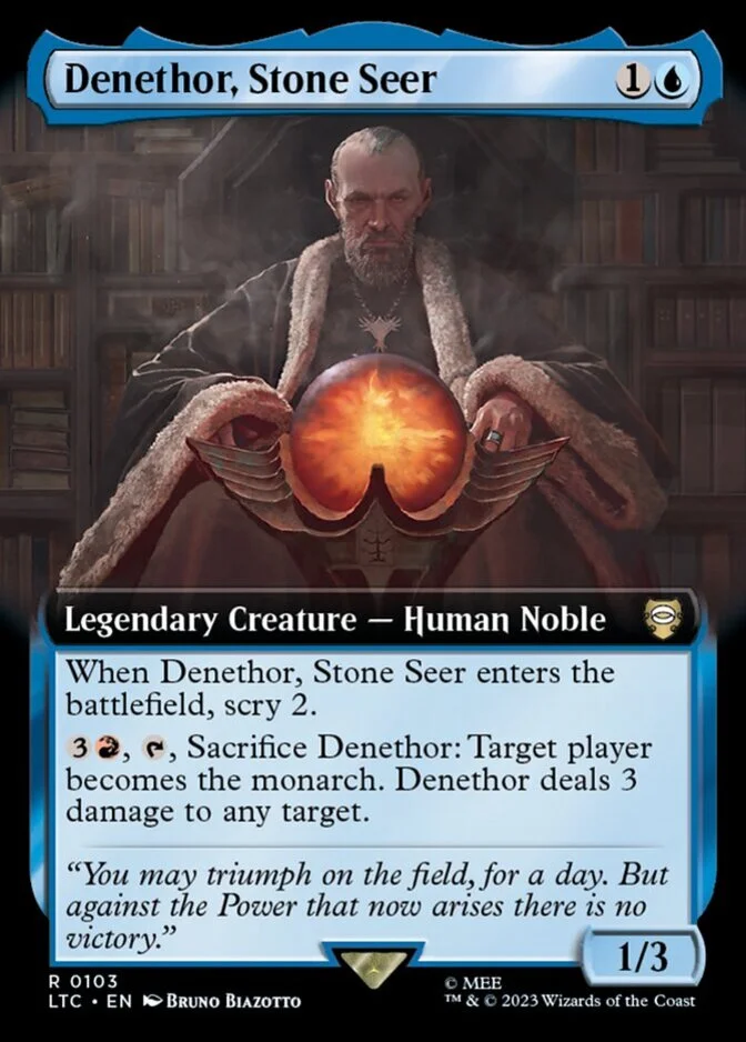 Denethor, Stone Seer <extended> [LTC]