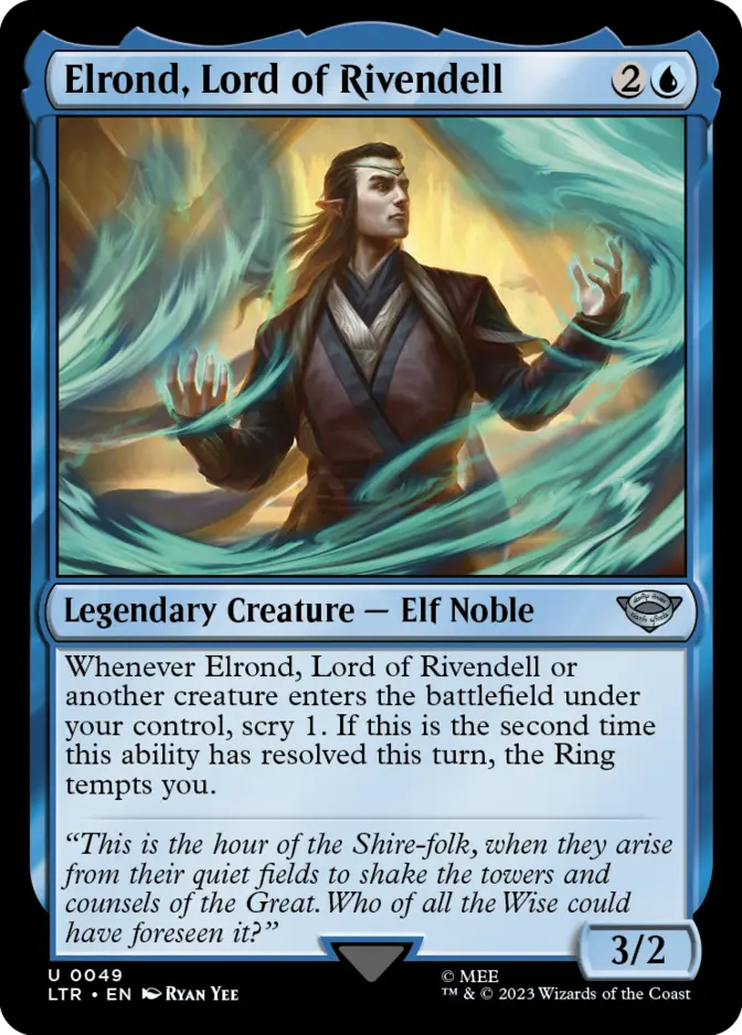 Elrond, Lord of Rivendell [LTR] (F)
