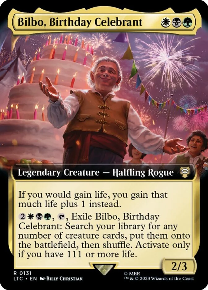 Bilbo, Birthday Celebrant <extended> [LTC] (F)