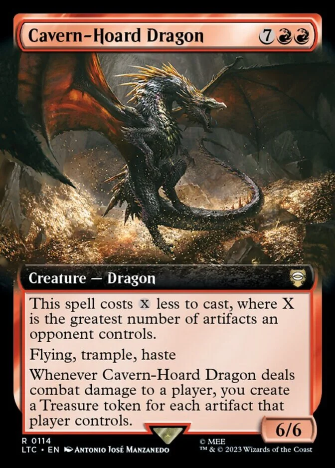 Cavern-Hoard Dragon <extended> [LTC] (F)
