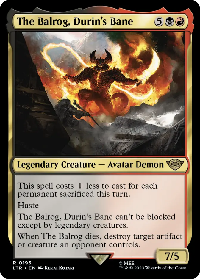 The Balrog, Durin's Bane [LTR] (F)