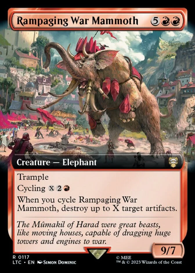 Rampaging War Mammoth <extended> [LTC] (F)