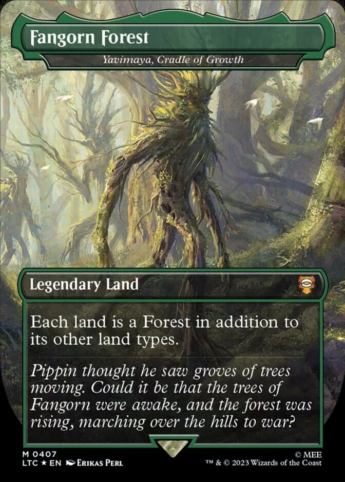 Yavimaya, Cradle of Growth <Fangorn Forest - Surge Foil> [LTC] (F)