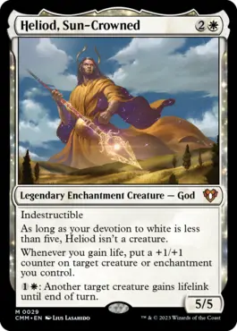 Mono White Heliod Lifegain Commander Visual Deck View Mono White Heliod Lifegain Commander Visual Deck View