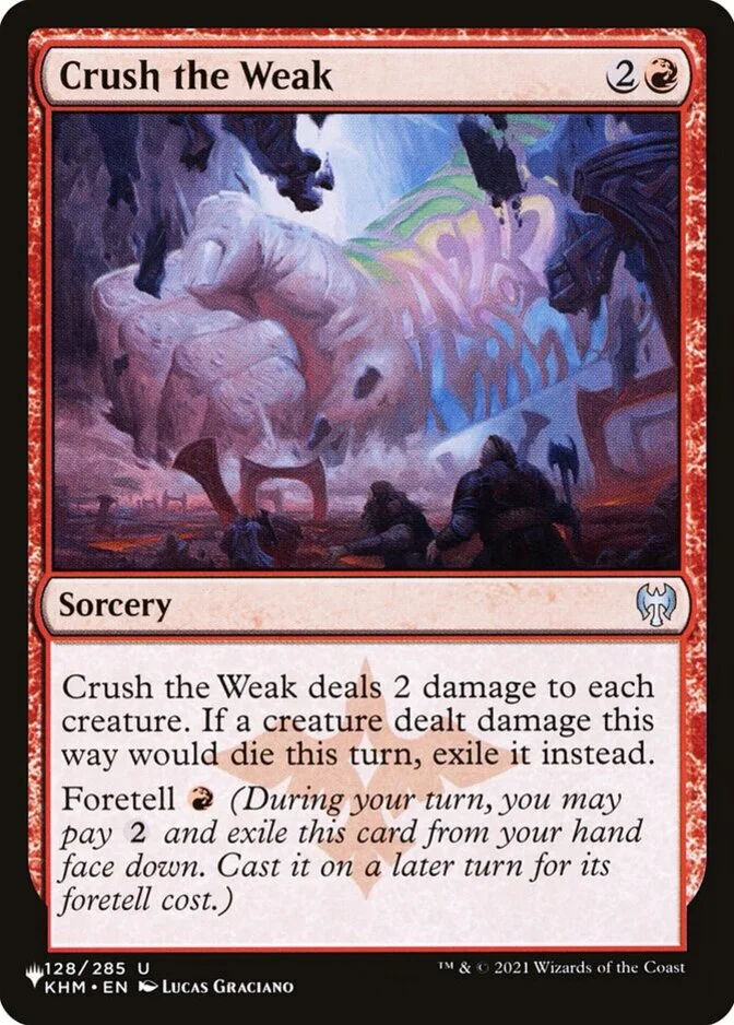 Crush the Weak [PLIST]