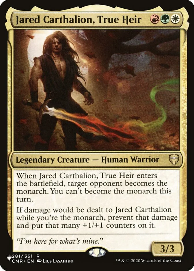 Jared Carthalion, True Heir [PLIST]