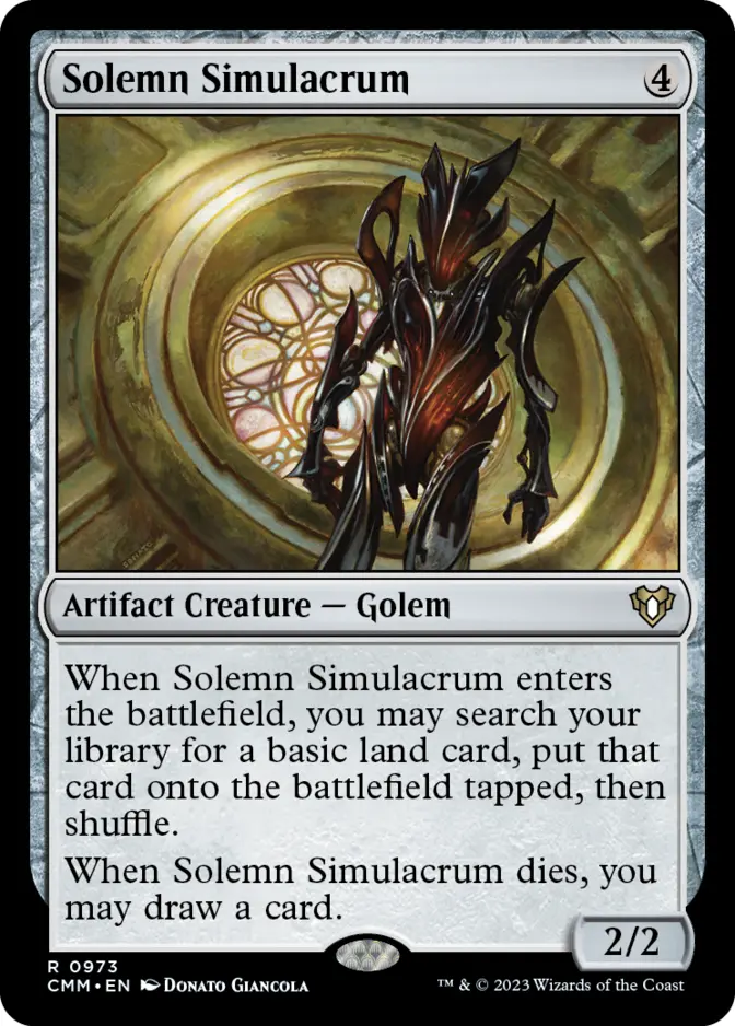 Solemn Simulacrum, Commander Masters (CMM) Price History