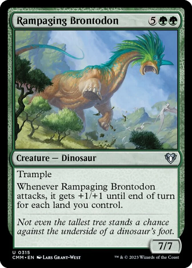 Rampaging Brontodon [CMM]
