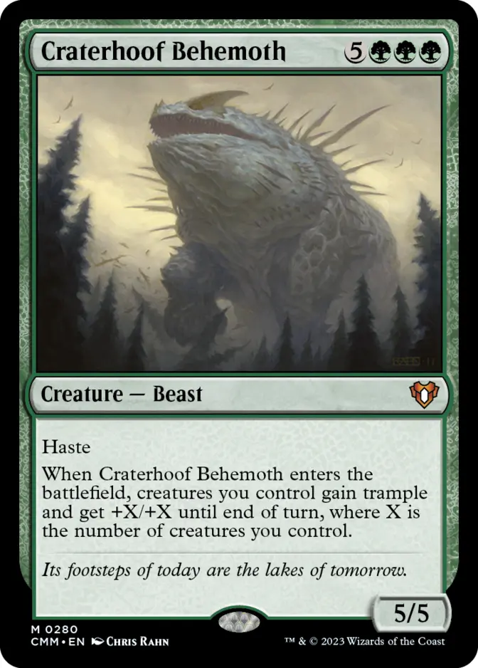 Craterhoof Behemoth [CMM] (F)