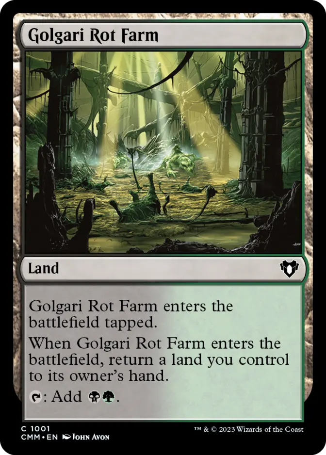 Golgari Rot Farm [CMM] (F)