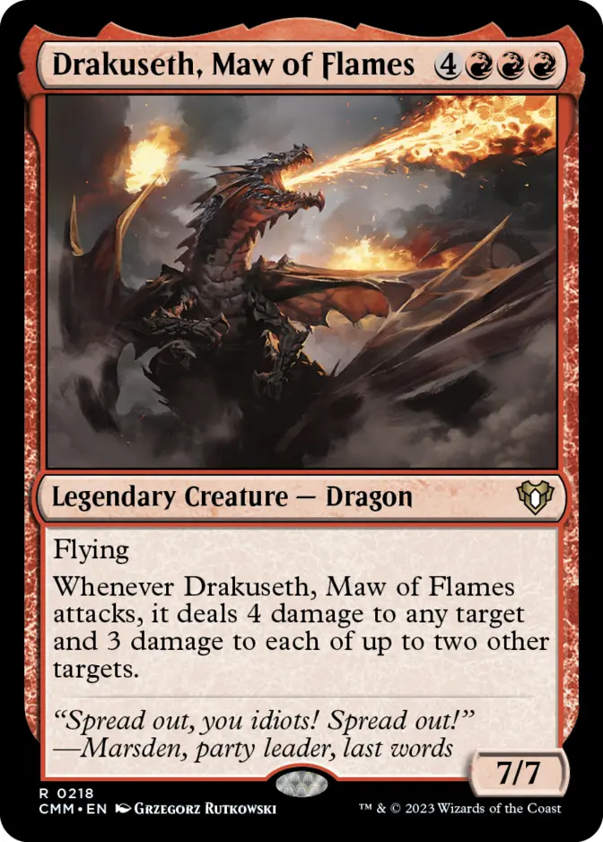 Drakuseth, Maw of Flames [CMM] (F)