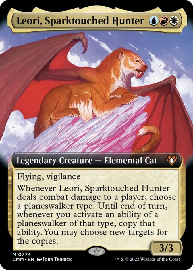 Leori, Sparktouched Hunter <extended> [CMM] (F)