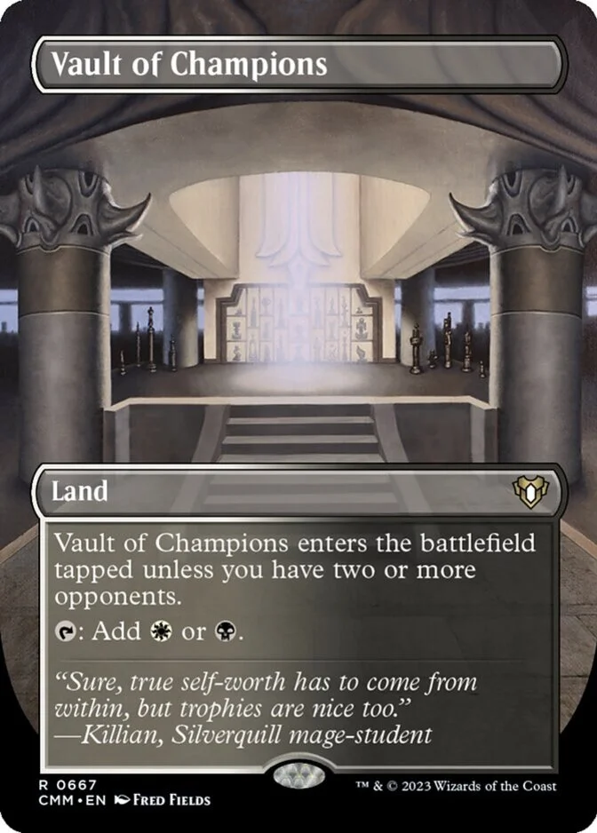 Vault of Champions <borderless> [CMM] (F)