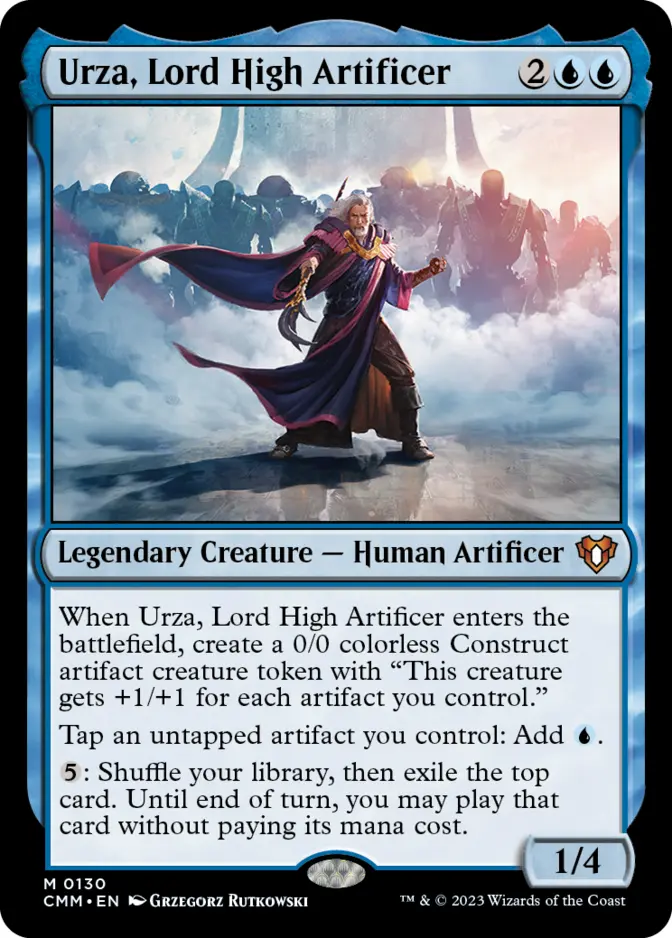 Urza, Lord High Artificer [CMM] (F)