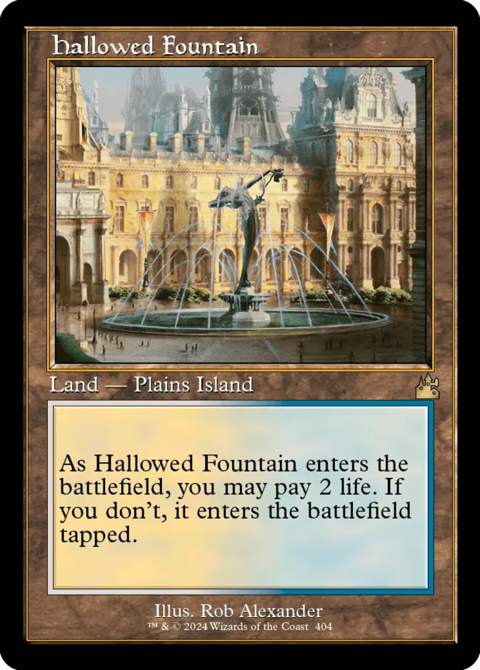 Hallowed Fountain <retro> [RVR]