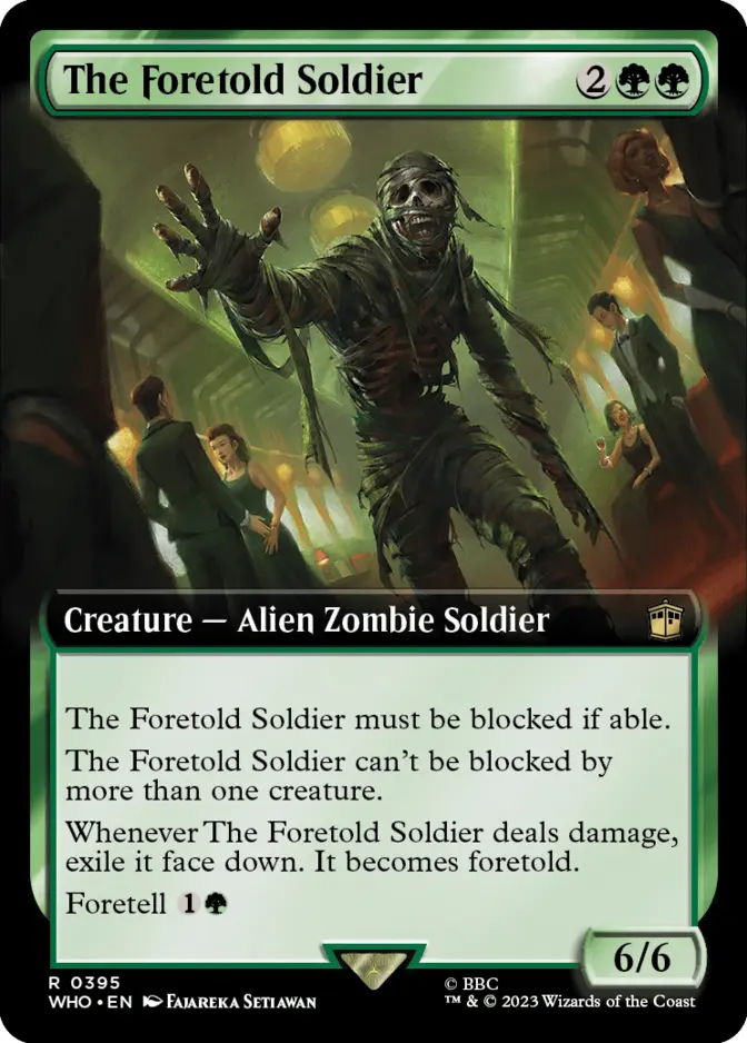 The Foretold Soldier <extended> [WHO]