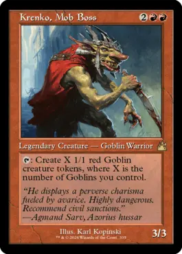 mtg goblin commander deck Krenko, Mob Boss Tribal Tokens Magic Use Krenko to create an unbeatable Goblin Army 15 Best Goblin Cards for