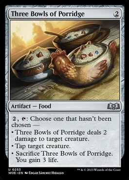 Three Bowls of Porridge