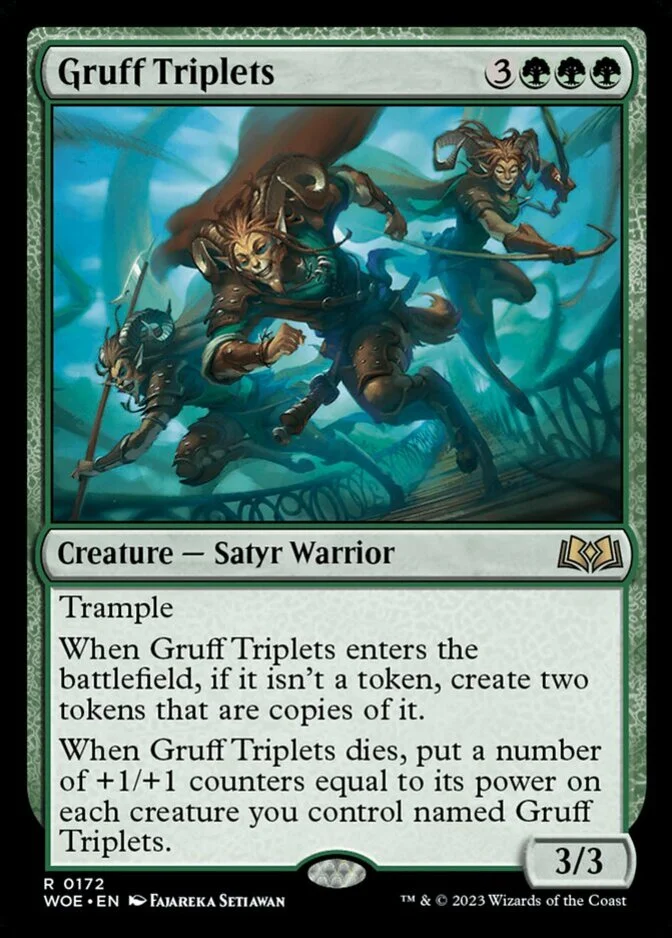 Gruff Triplets [WOE]