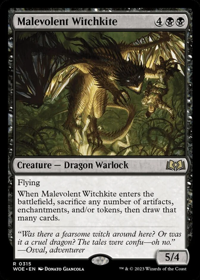 Malevolent Witchkite <jumpstart> [WOE]