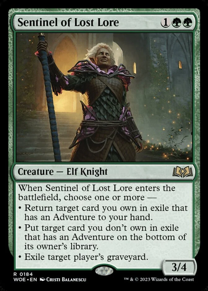 Sentinel of Lost Lore [WOE]