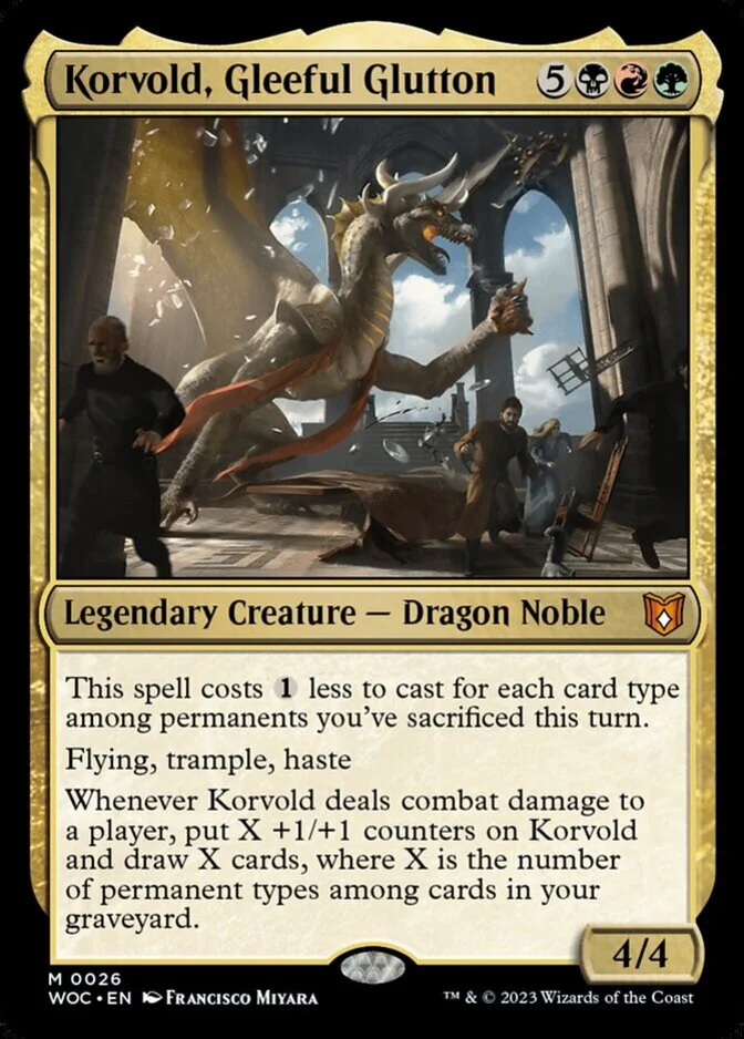 Korvold, Gleeful Glutton [WOC]
