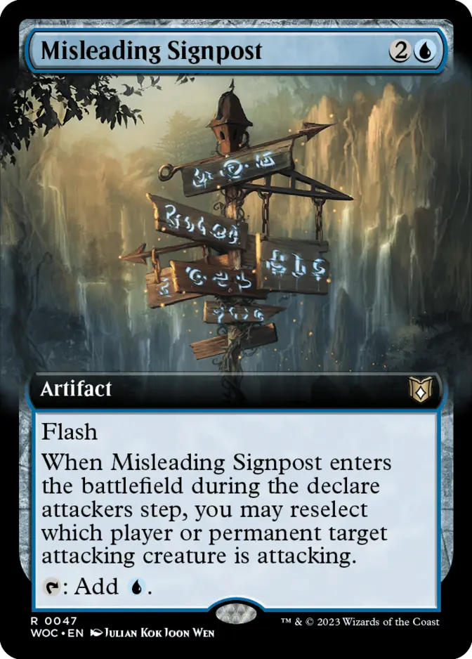 Misleading Signpost <extended> [WOC]