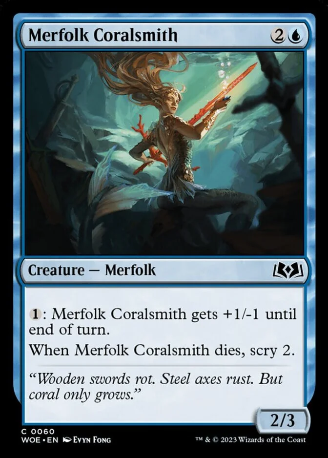 Merfolk Coralsmith [WOE]