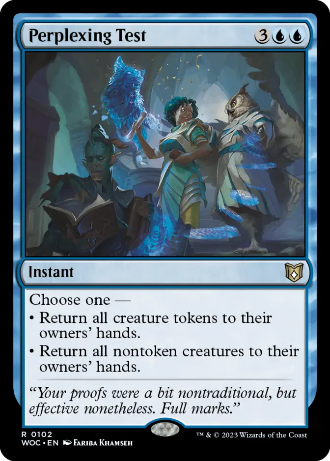 Perplexing Test [WOC]