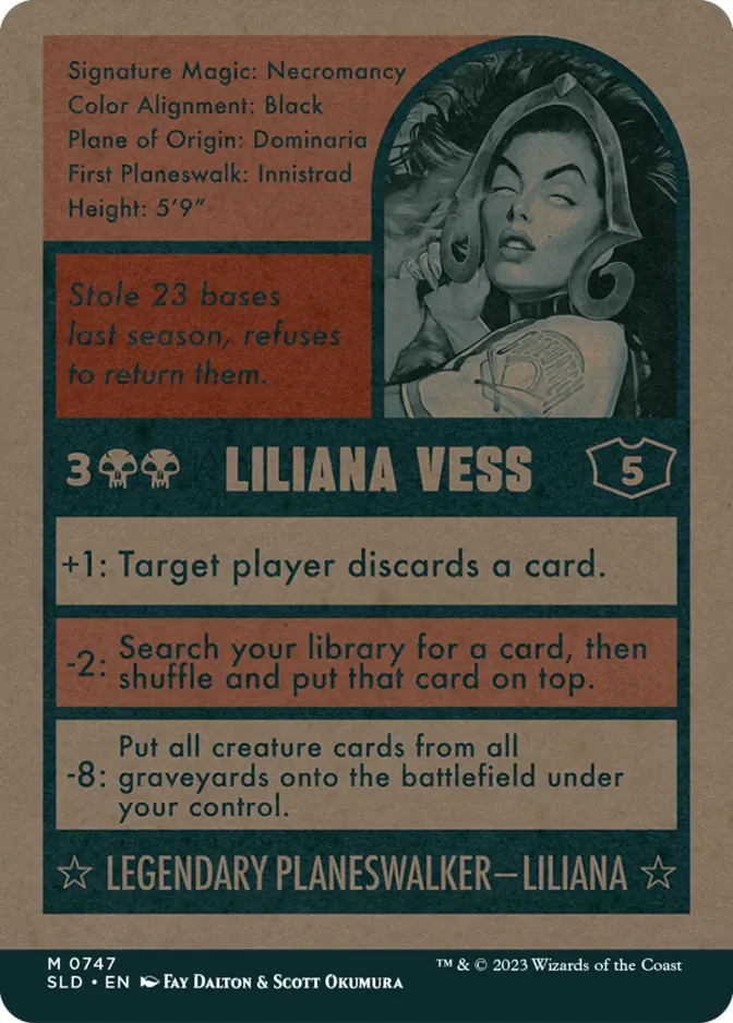 Liliana Vess <Magic the Baseballing - Alternate> [SLD]
