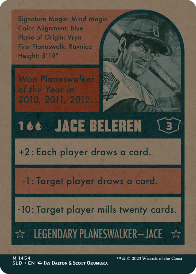 Jace Beleren <Magic the Baseballing - Alternate> [SLD]