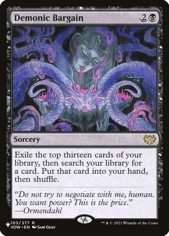 Demonic Bargain [PLIST]