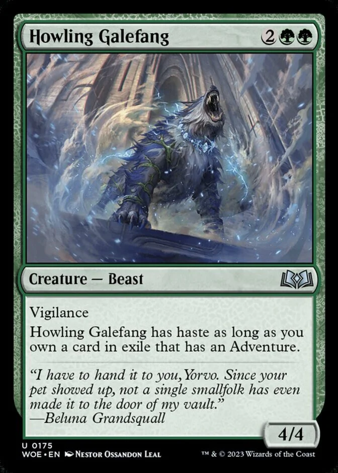 Howling Galefang [WOE] (F)