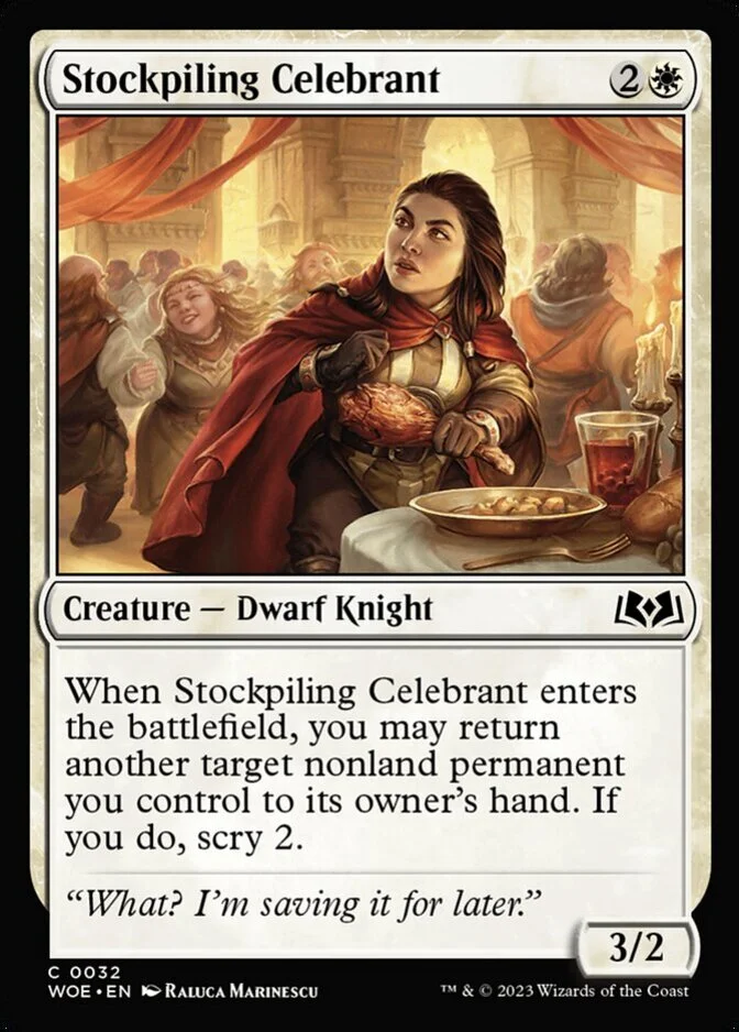 Stockpiling Celebrant [WOE] (F)